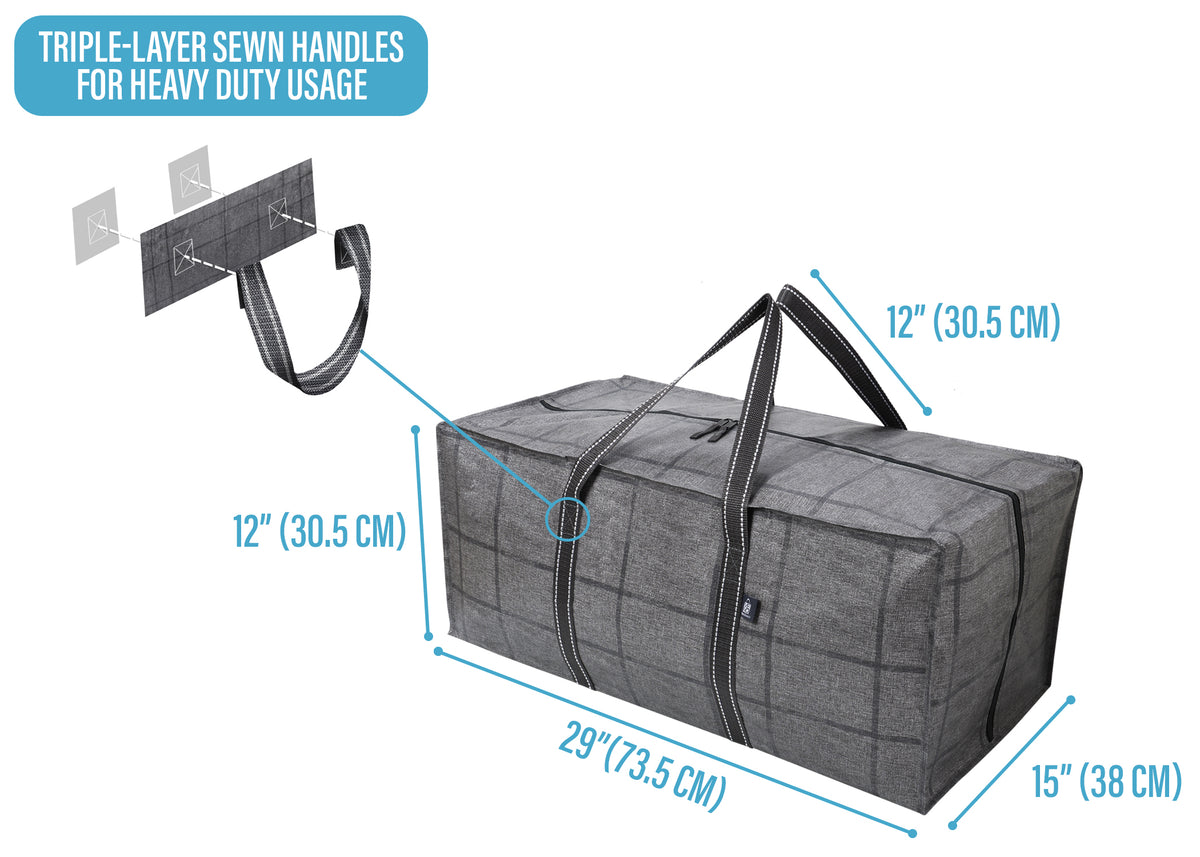 Heavy Duty Extra Large Moving Bags with backpack straps - Veno Bags