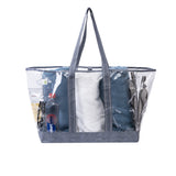 Beach Bag Clear PVC Tote Water Resistant Inside Pocket