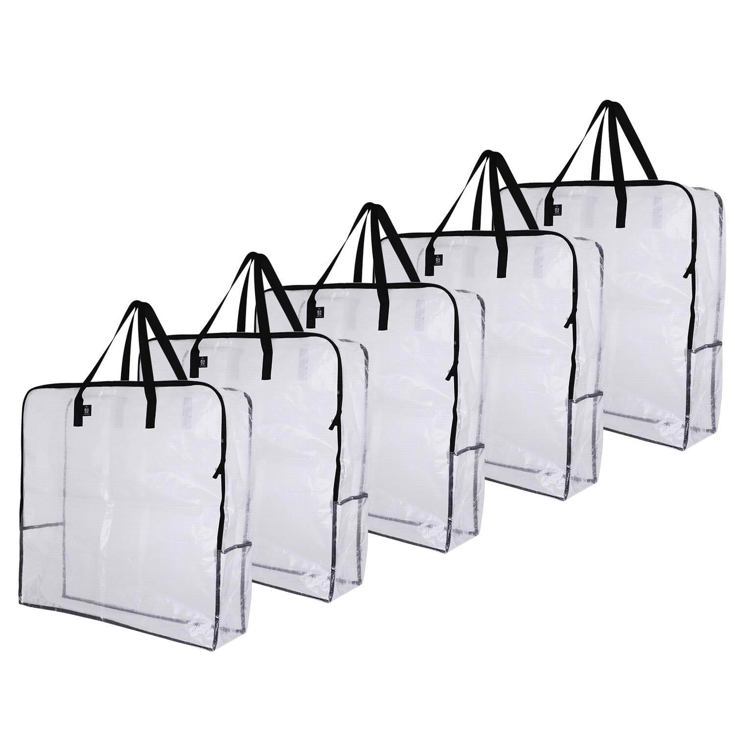 12 Pcs small gift bags with handles Practical Clear PVC Bags Gift Wrapping  Bags | eBay
