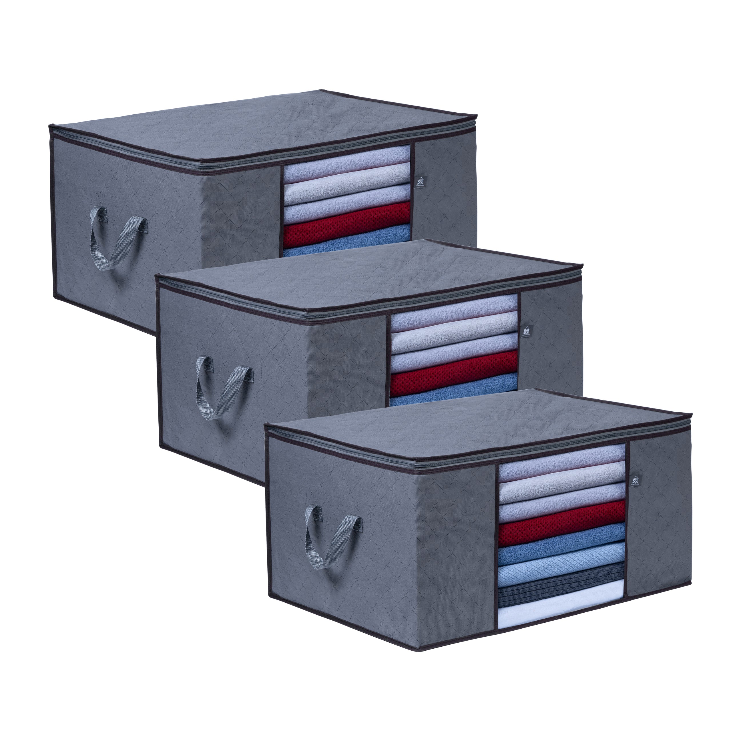 3 Packs Clothes Storage Bag Organizer